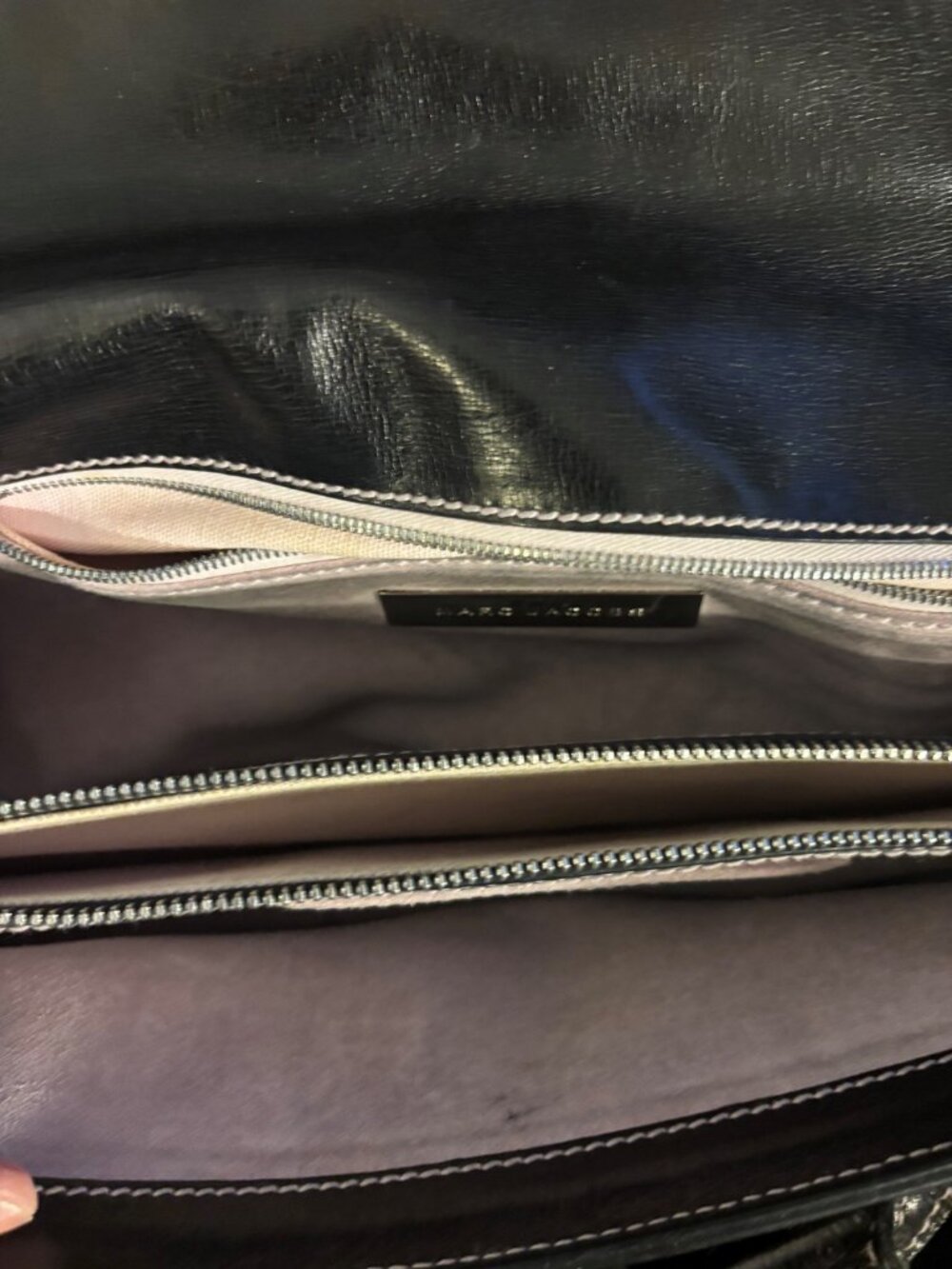 MARC JACOBS BLACK LEATHER BAG - Picture 12 of 12